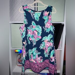 Lilly Pulitzer Pink and Blue Floral Donna romper